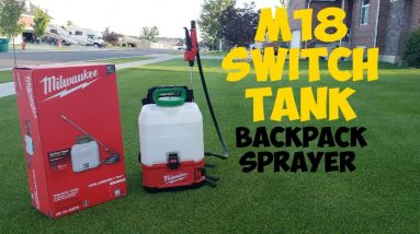 Milwaukee M18 Switch Tank 4 gallon backpack sprayer review | Turfgrass Pro liquid fertilizer app