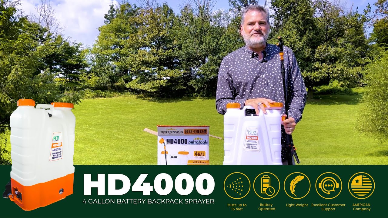 PetraTools HD4000 Starter Guide | How To Use The Best Backpack Sprayer ...